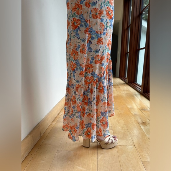 ASTR The Label Sweetheart Floral Ruffle Mido Dress size S - Picture 10 of 10